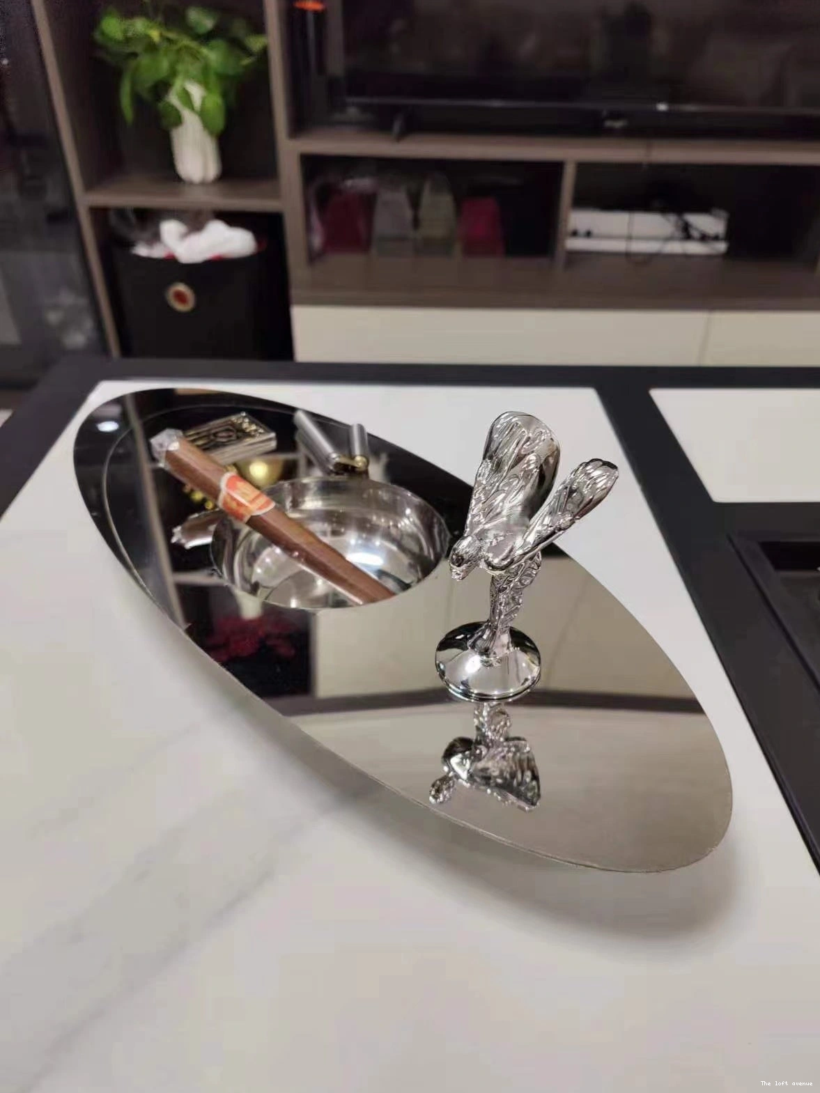 ASHTRAY ROLLS ROYCE CIGAR 0825